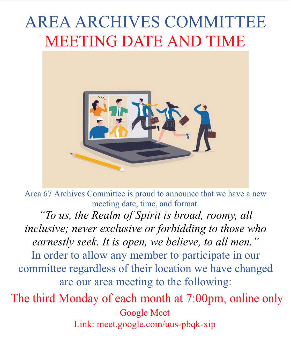 Meeting Flyer
