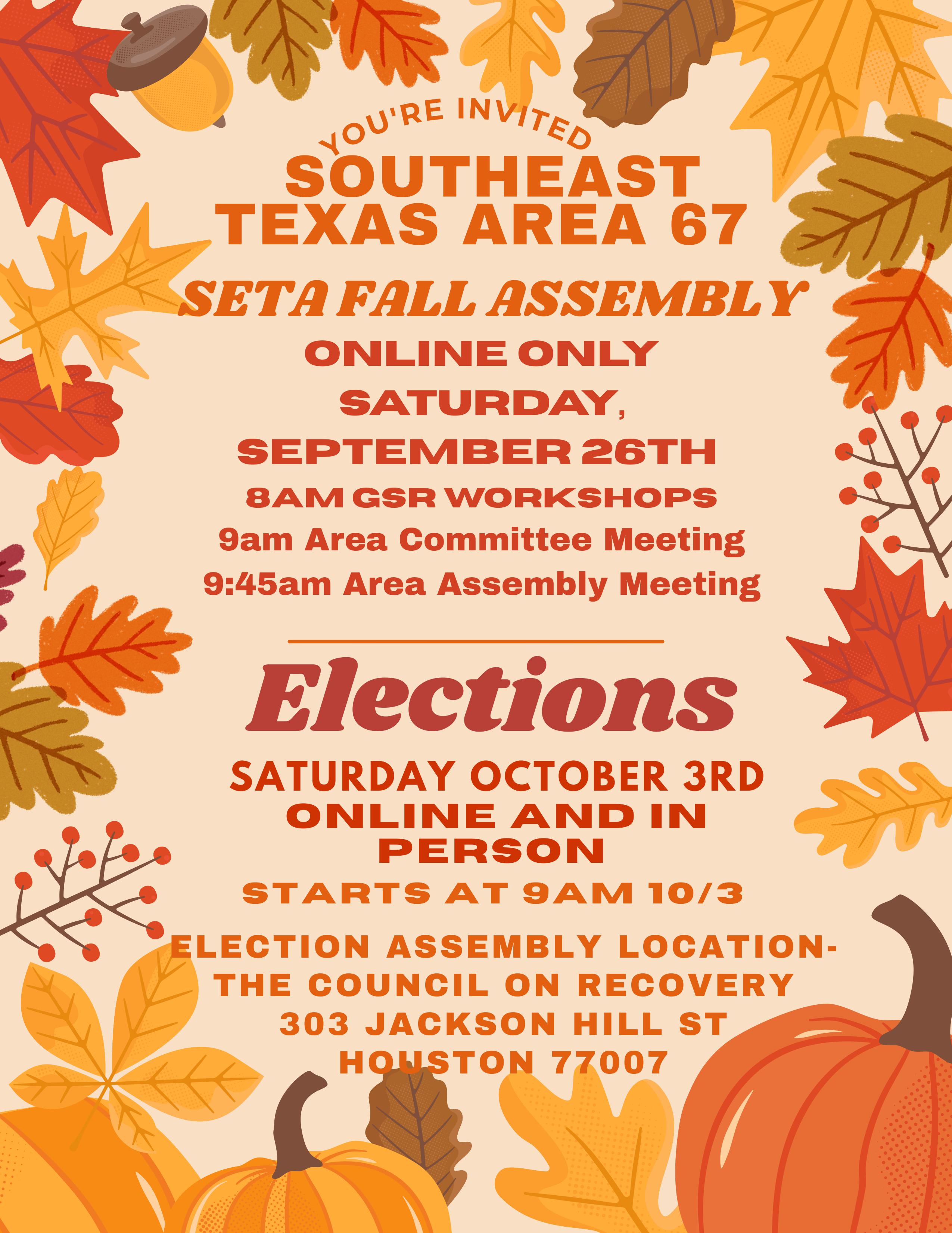 Assembly Flyer